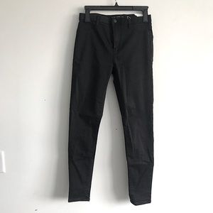 Bershka Cropped Black Jeggings